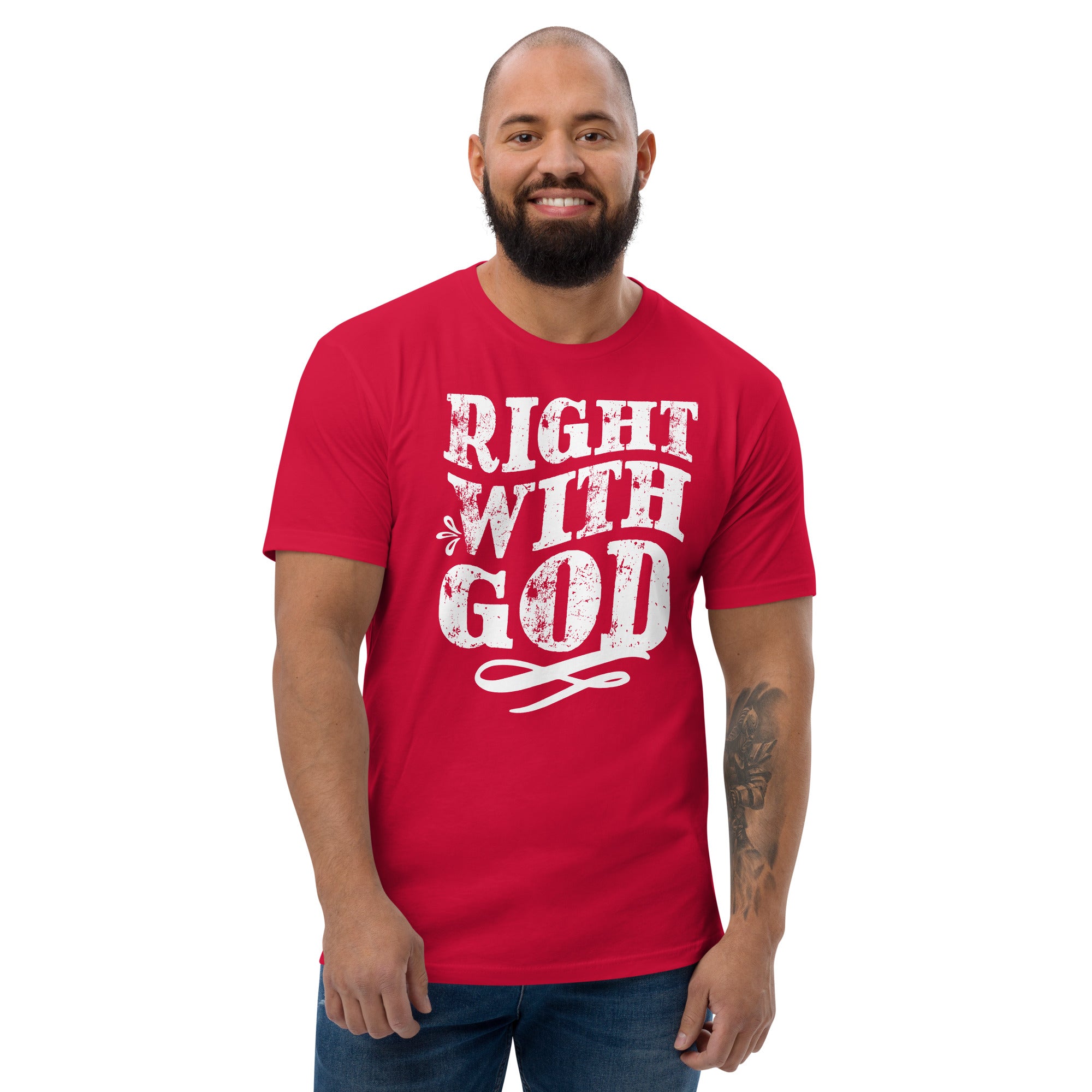 “Right With God “ Short Sleeve T-shirt