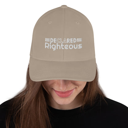 “Declared Righteous” Structured Twill Cap