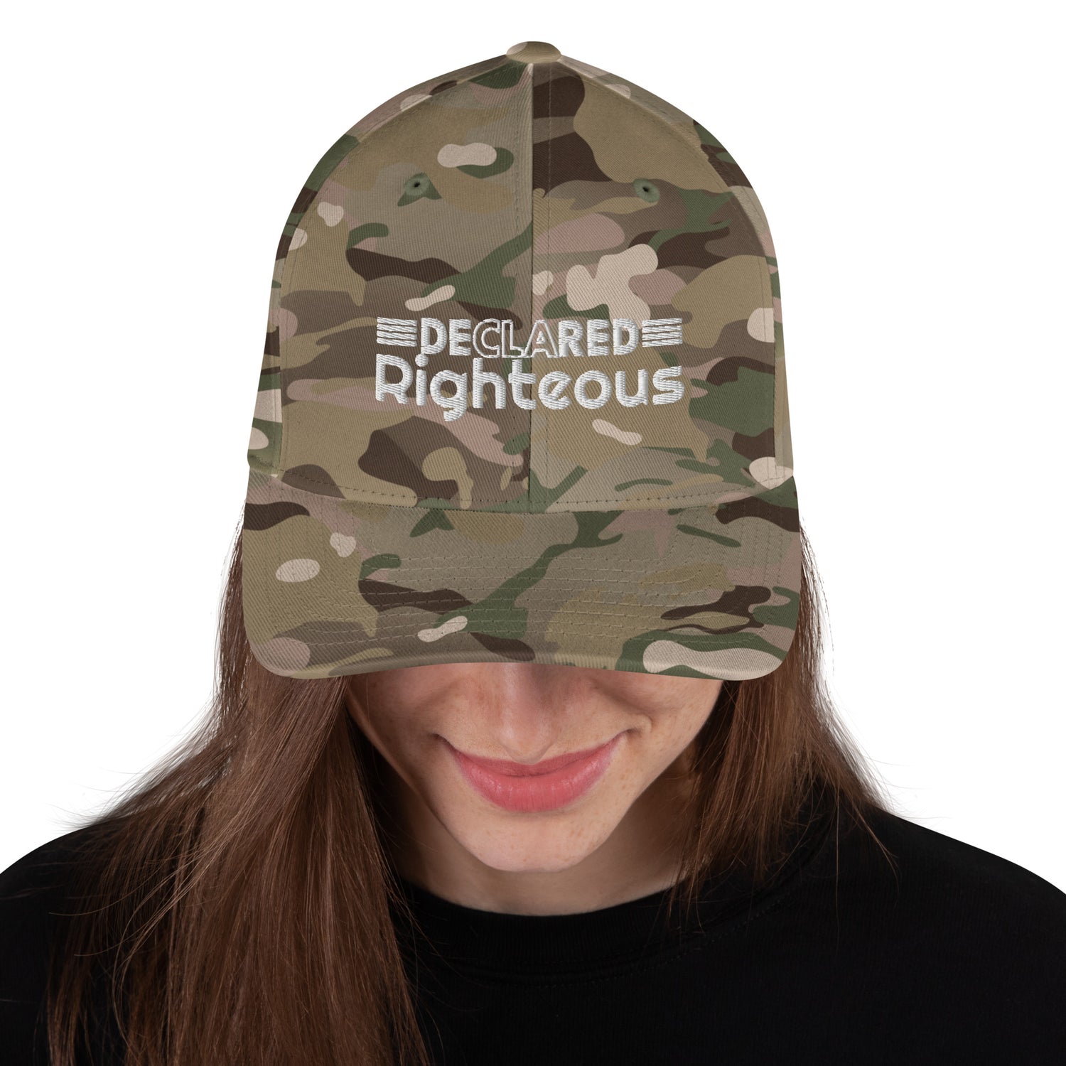 “Declared Righteous” Structured Twill Cap