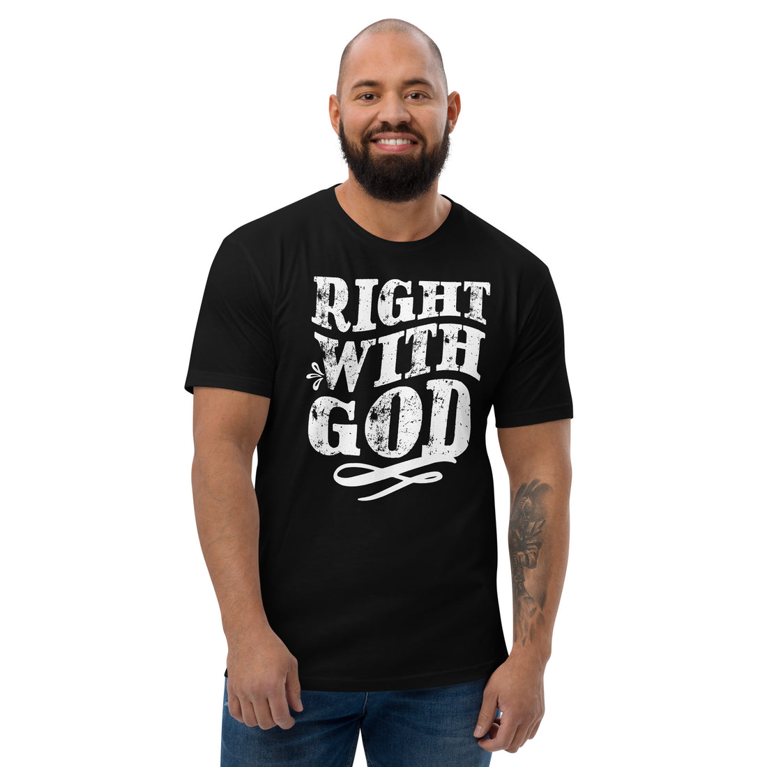 “Right With God “ Short Sleeve T-shirt