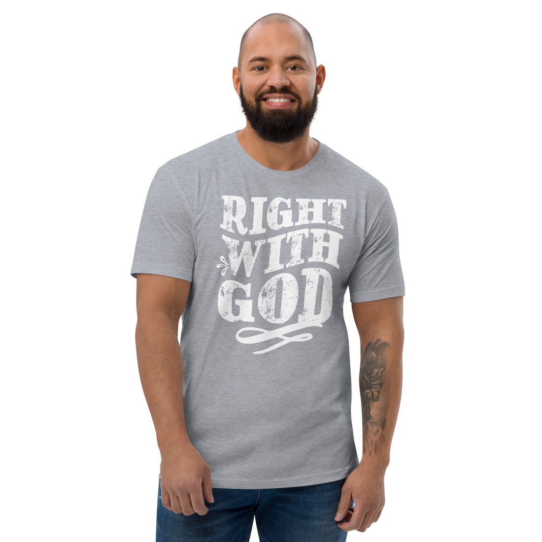 “Right With God “ Short Sleeve T-shirt